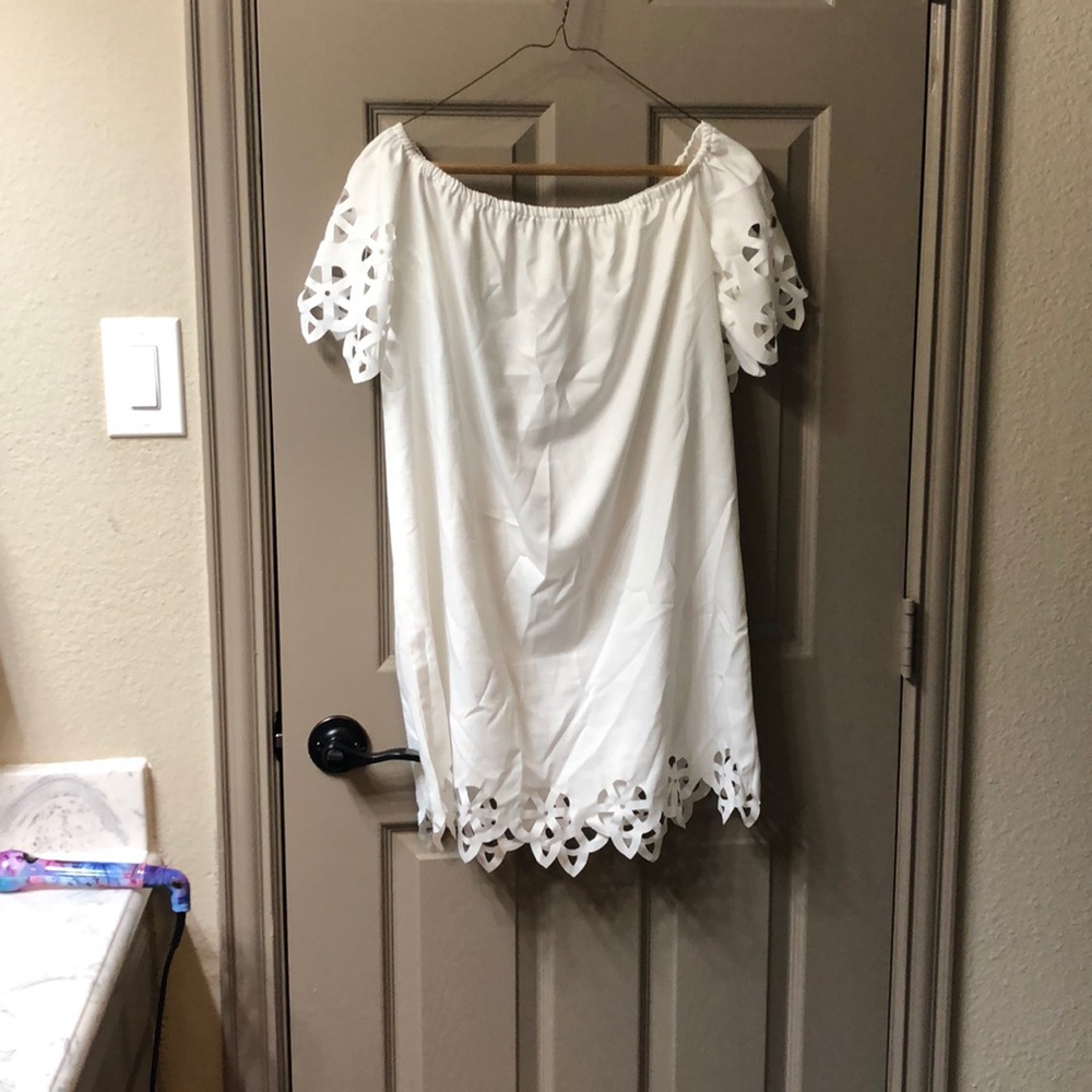 Off the shoulder dress